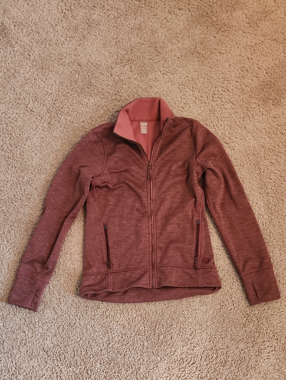 Mountain Hardwear Dusty Rose Full-Zip Utility Jacket